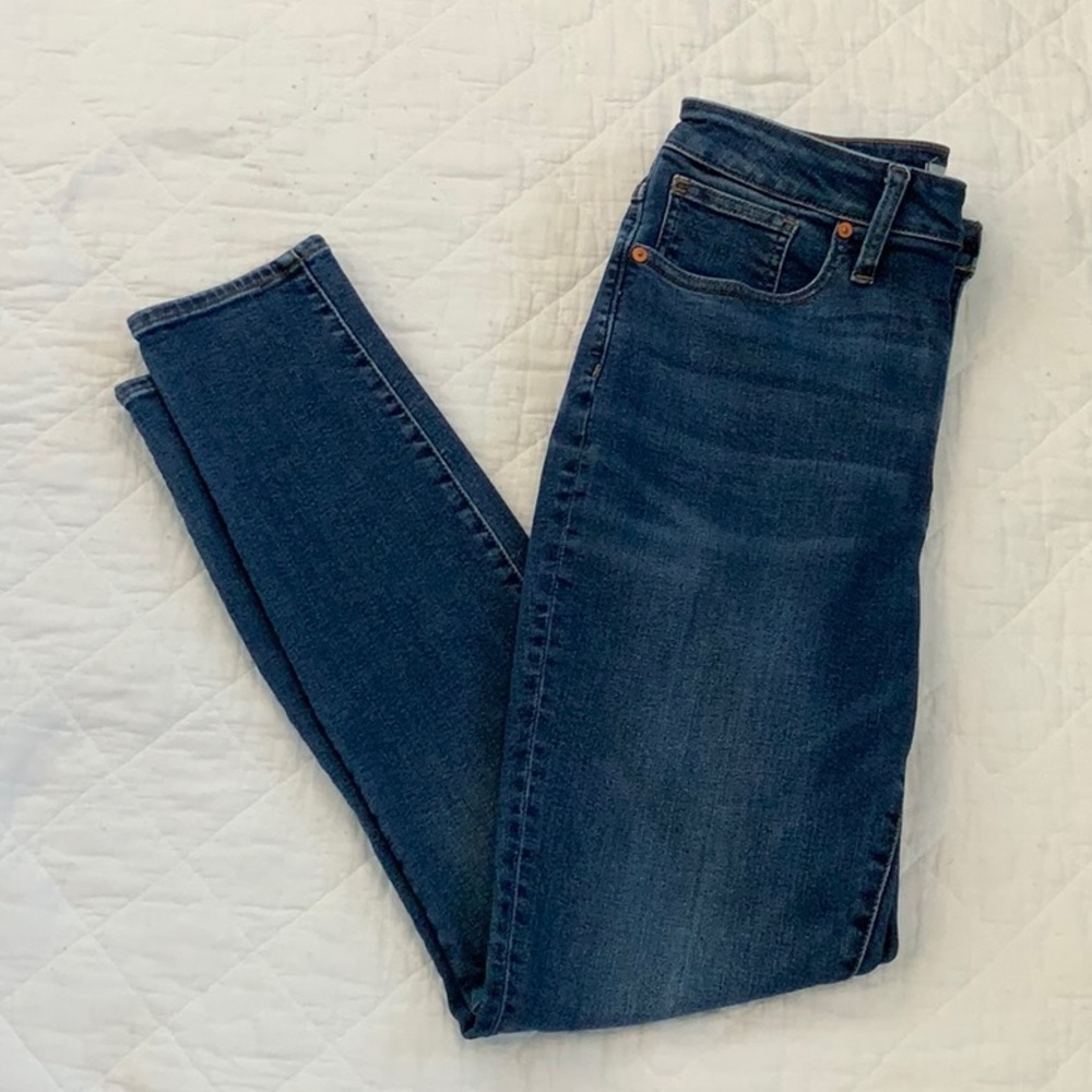 Madewell Womens Curvy High Rise Skinny Denim Blue Jeans Size 29 T. B-53